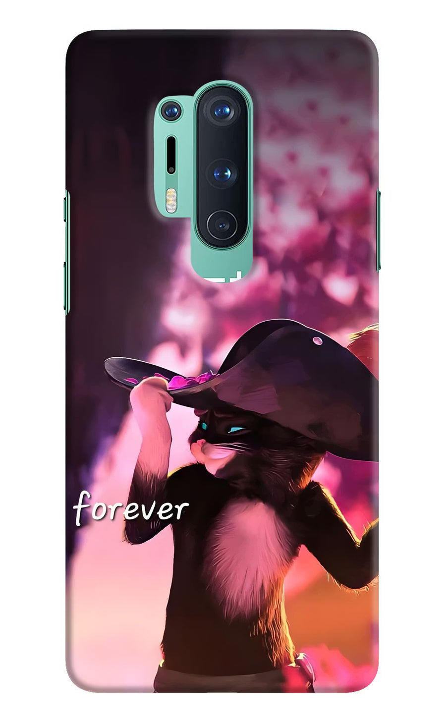 Forever Cat Oneplus 8 Pro Back Cover, Hard case