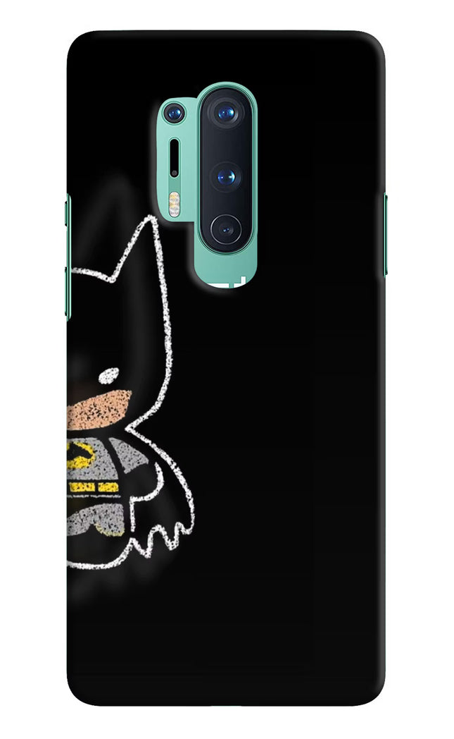 Bat Kitty Oneplus 8 Pro Hard Case Back Cover by Casekaro