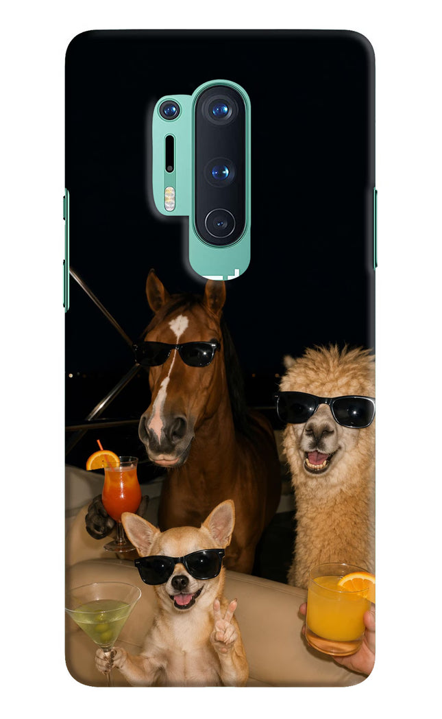 Party Squad Oneplus 8 Pro Hard Case Back Cover by Casekaro