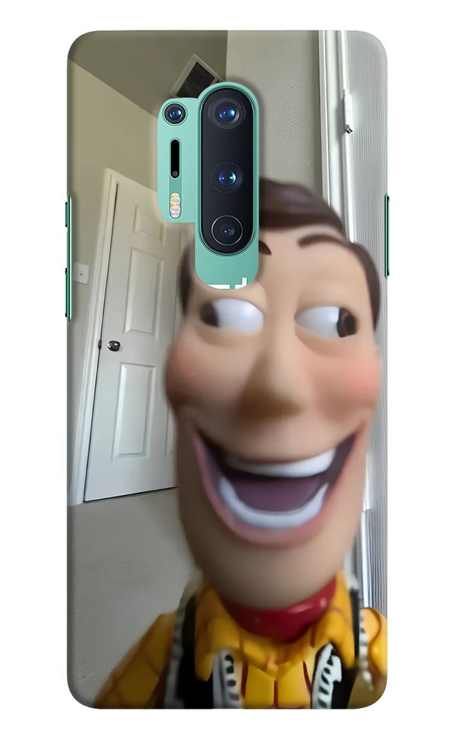 Side Eye Woody Oneplus 8 Pro Hard Case Back Cover by Casekaro