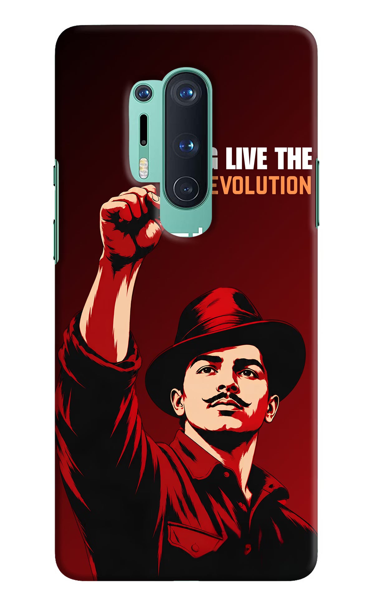 Bhagat Singh Revolution Oneplus 8 Pro Back Cover