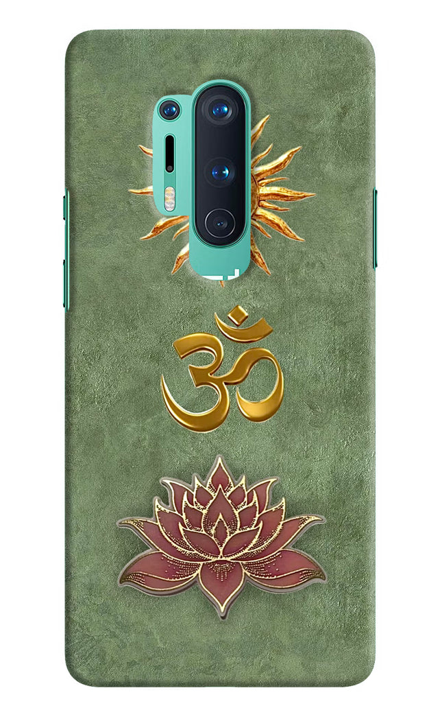 Om & Lotus Oneplus 8 Pro Back Cover