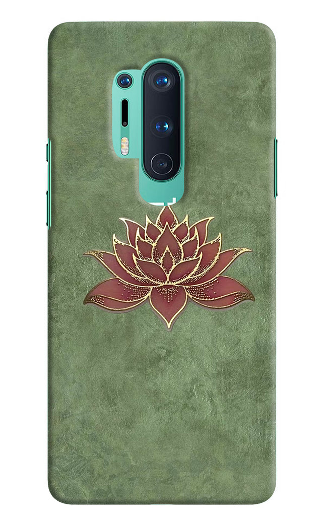 Lotus Grace Oneplus 8 Pro Hard Case Back Cover by Casekaro