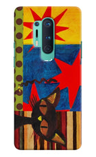 Pop Cat Oneplus 8 Pro Hard Case Back Cover by Casekaro