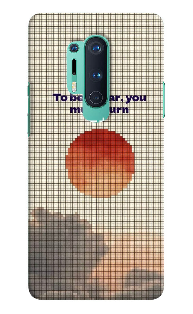 Pixel Sun Oneplus 8 Pro Hard Case Back Cover by Casekaro