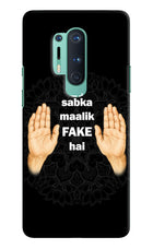 Sabka Malik Fake Oneplus 8 Pro Hard Case Back Cover by Casekaro