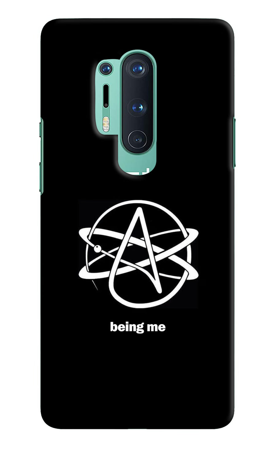 Atheist Symbol Oneplus 8 Pro Back Cover, Hard case