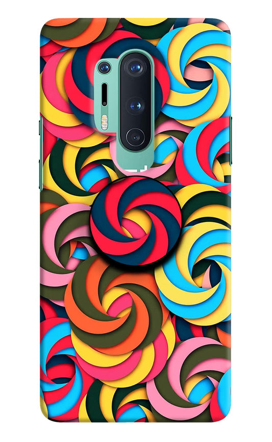 Spiral Pattern Oneplus 8 Pro Pop Case by Casekaro