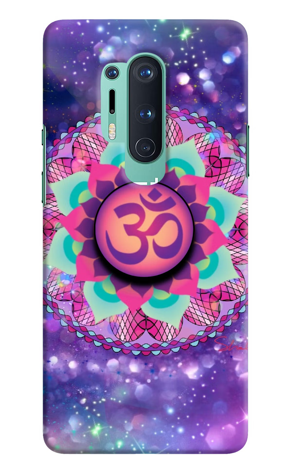 Om Purple Oneplus 8 Pro Pop Case by Casekaro