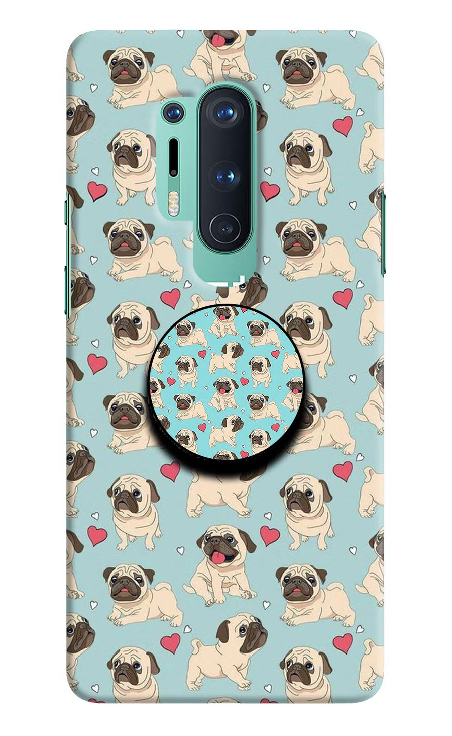 Pug Dog Oneplus 8 Pro Pop Case, Hard case