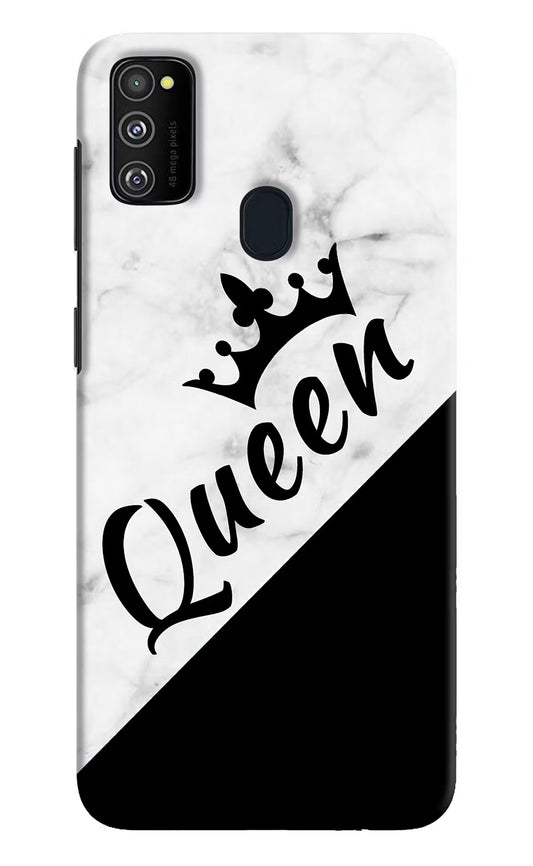 Queen Samsung M21 2020 Hard Case Back Cover by Casekaro