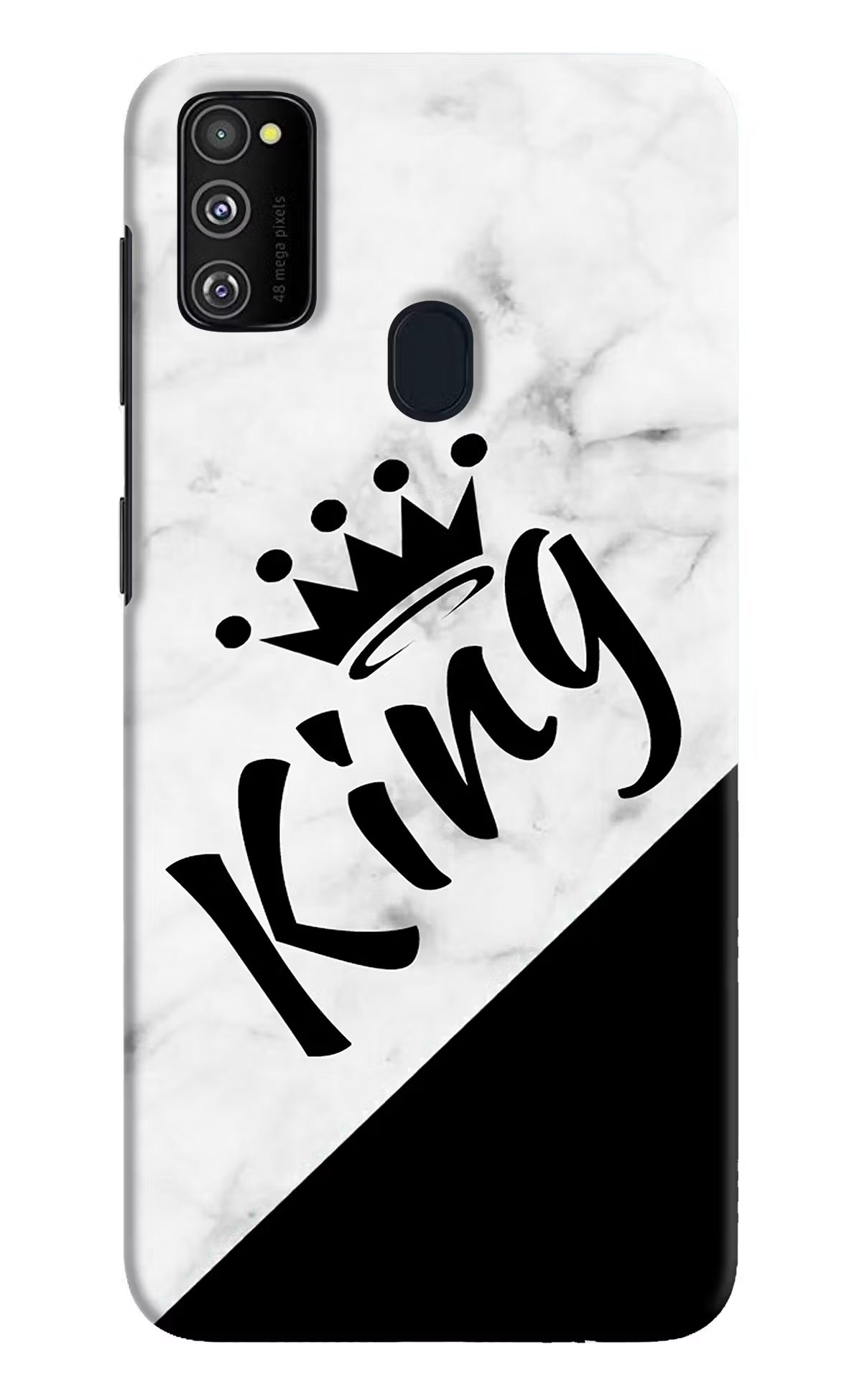 King Samsung M21 2020 Hard Case Back Cover by Casekaro