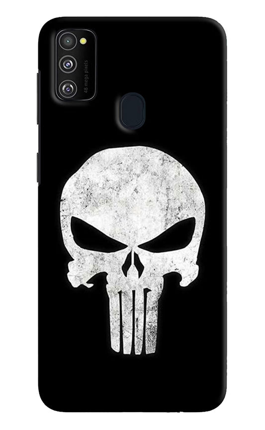 Punisher Skull Samsung M21 2020 Hard Case Back Cover by Casekaro