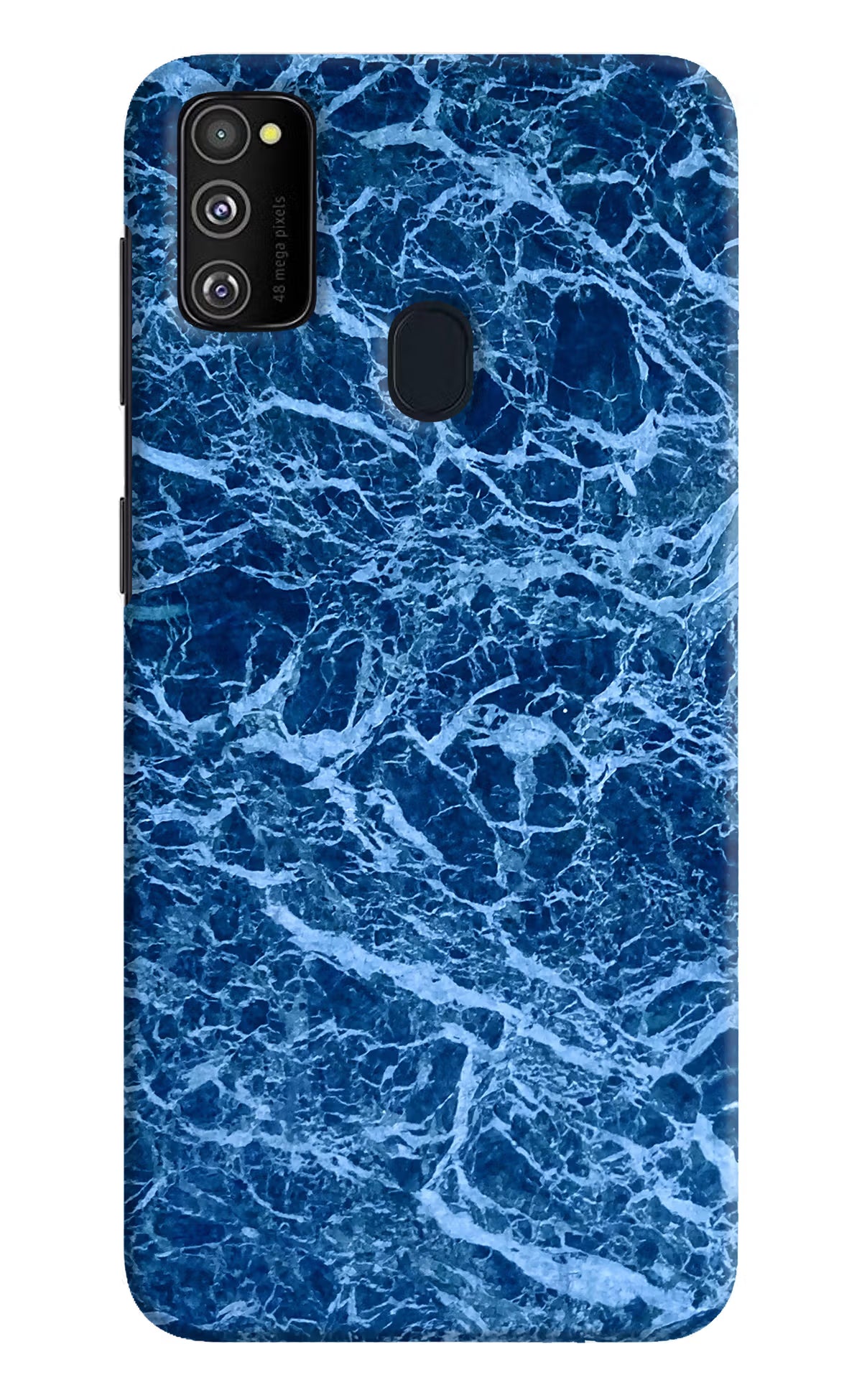 Blue Marble Samsung M21 2020 Hard Case Back Cover by Casekaro