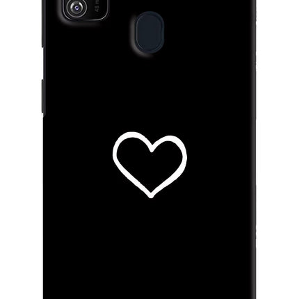 Heart Samsung M21 2020 Hard Case Back Cover by Casekaro