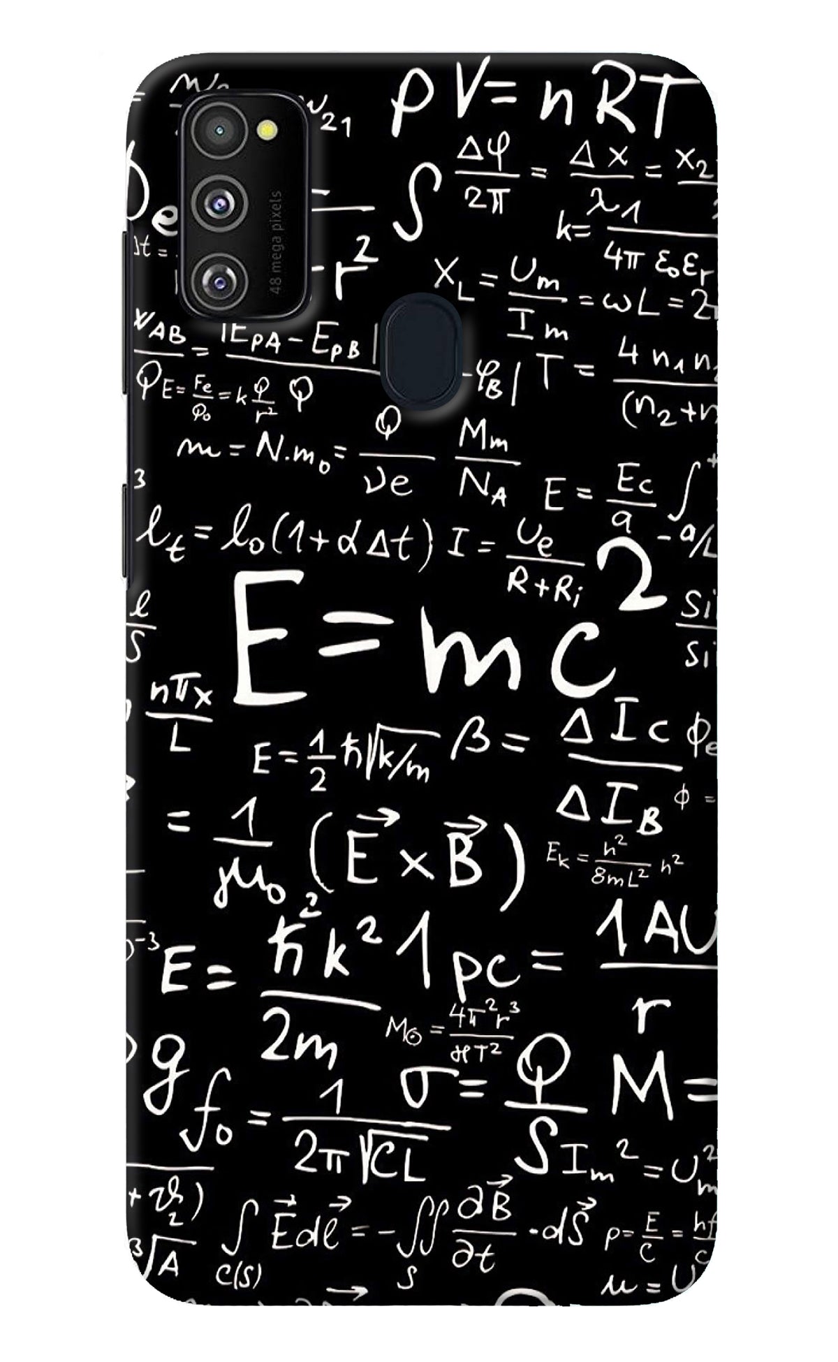 Physics Albert Einstein Formula Samsung M21 2020 Back Cover