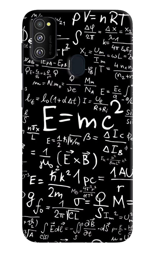 Physics Formula Samsung M21 2020 Hard Case Back Cover by Casekaro