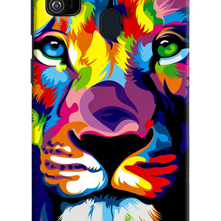 Lion Samsung M21 2020 Hard Case Back Cover by Casekaro