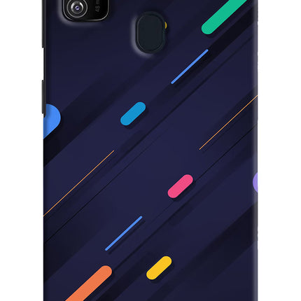 Abstract Design Samsung M21 2020 Hard Case Back Cover by Casekaro