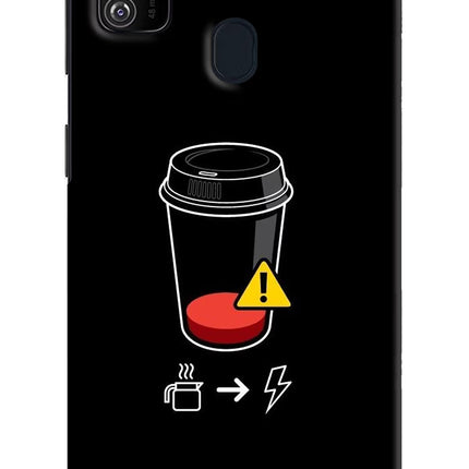 Coffee Samsung M21 2020 Hard Case Back Cover by Casekaro