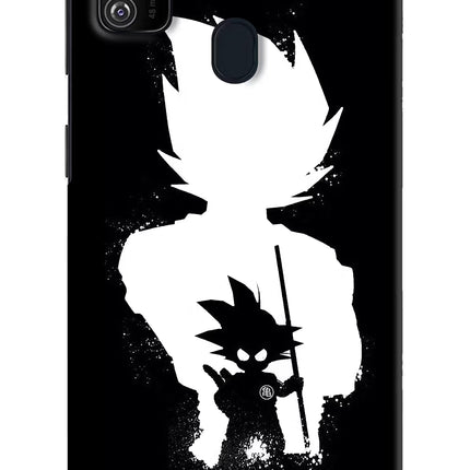 Goku Shadow Samsung M21 2020 Hard Case Back Cover by Casekaro