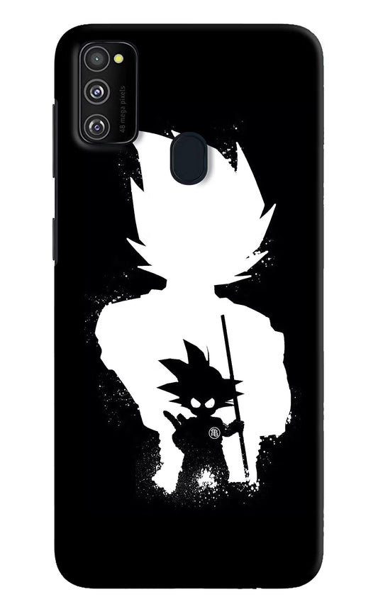 Goku Shadow Samsung M21 2020 Hard Case Back Cover by Casekaro