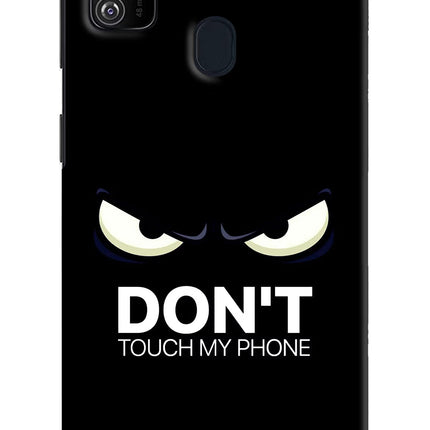 Don'T Touch My Phone Samsung M21 2020 Hard Case Back Cover by Casekaro