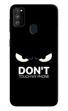 Don'T Touch My Phone Samsung M21 2020 Hard Case Back Cover by Casekaro