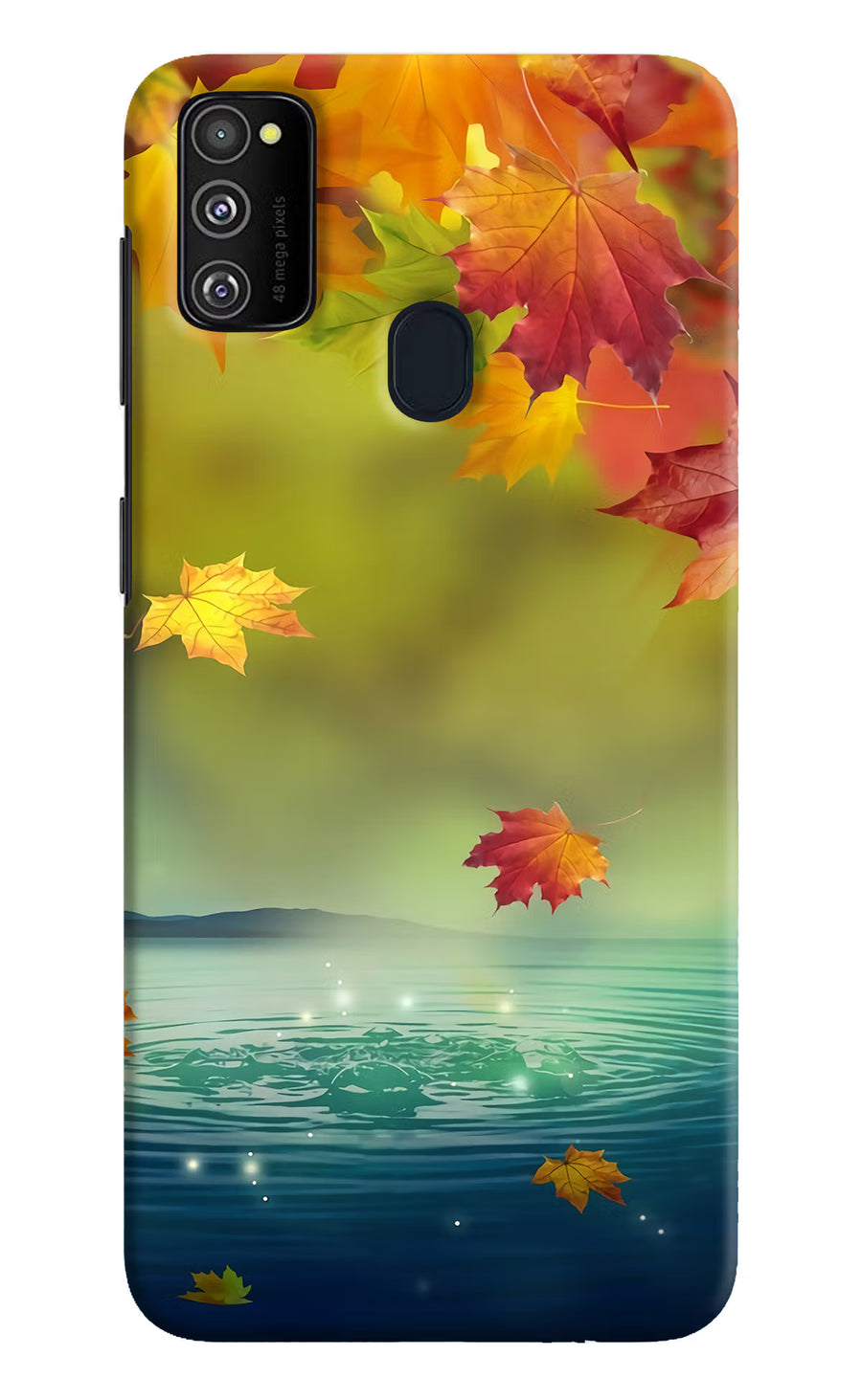 Flowers Samsung M21 2020 Back Cover, Hard case