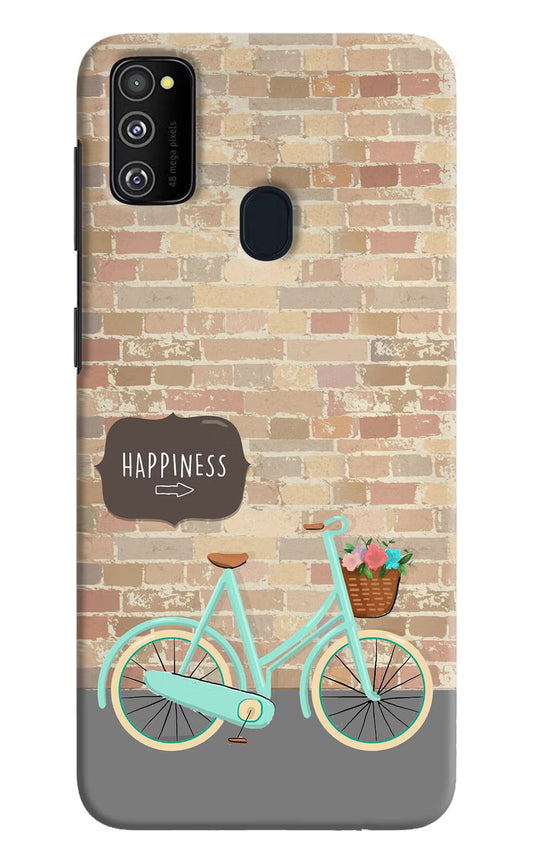 Happiness Artwork Samsung M21 2020 Hard Case Back Cover by Casekaro