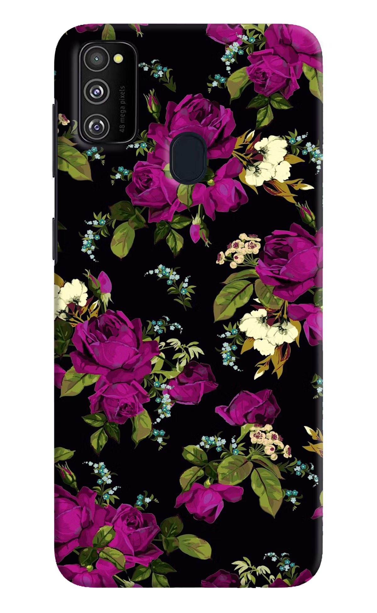 Flowers Samsung M21 2020 Hard Case Back Cover by Casekaro