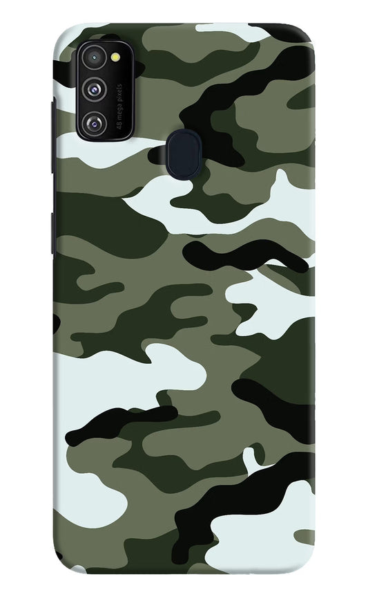 Camouflage Samsung M21 2020 Hard Case Back Cover by Casekaro