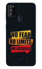 No Fear No Limits No Excuse Samsung M21 2020 Hard Case Back Cover by Casekaro
