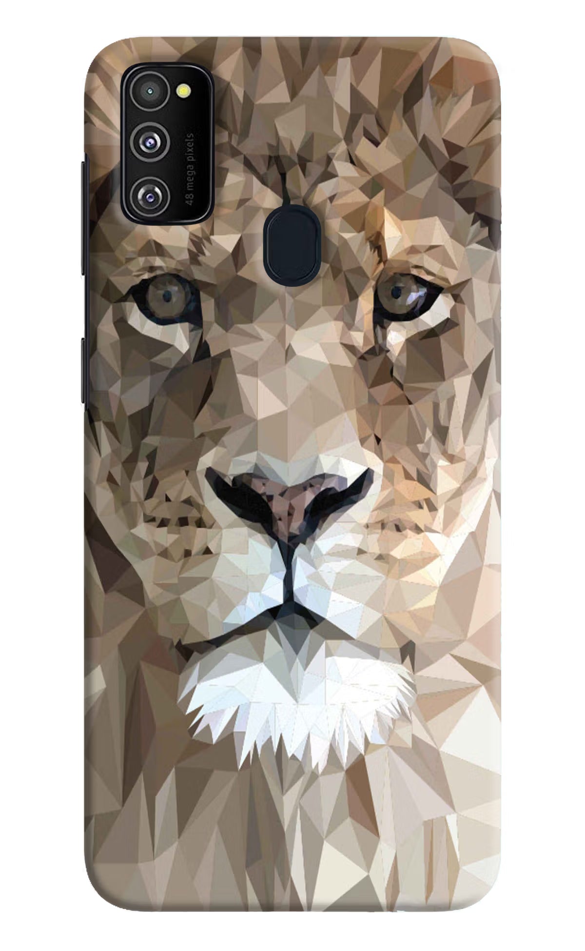 Lion Art Samsung M21 2020 Hard Case Back Cover by Casekaro