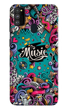 Music Graffiti Samsung M21 2020 Hard Case Back Cover by Casekaro