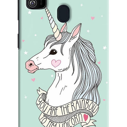 Unicorn Wallpaper Samsung M21 2020 Hard Case Back Cover by Casekaro