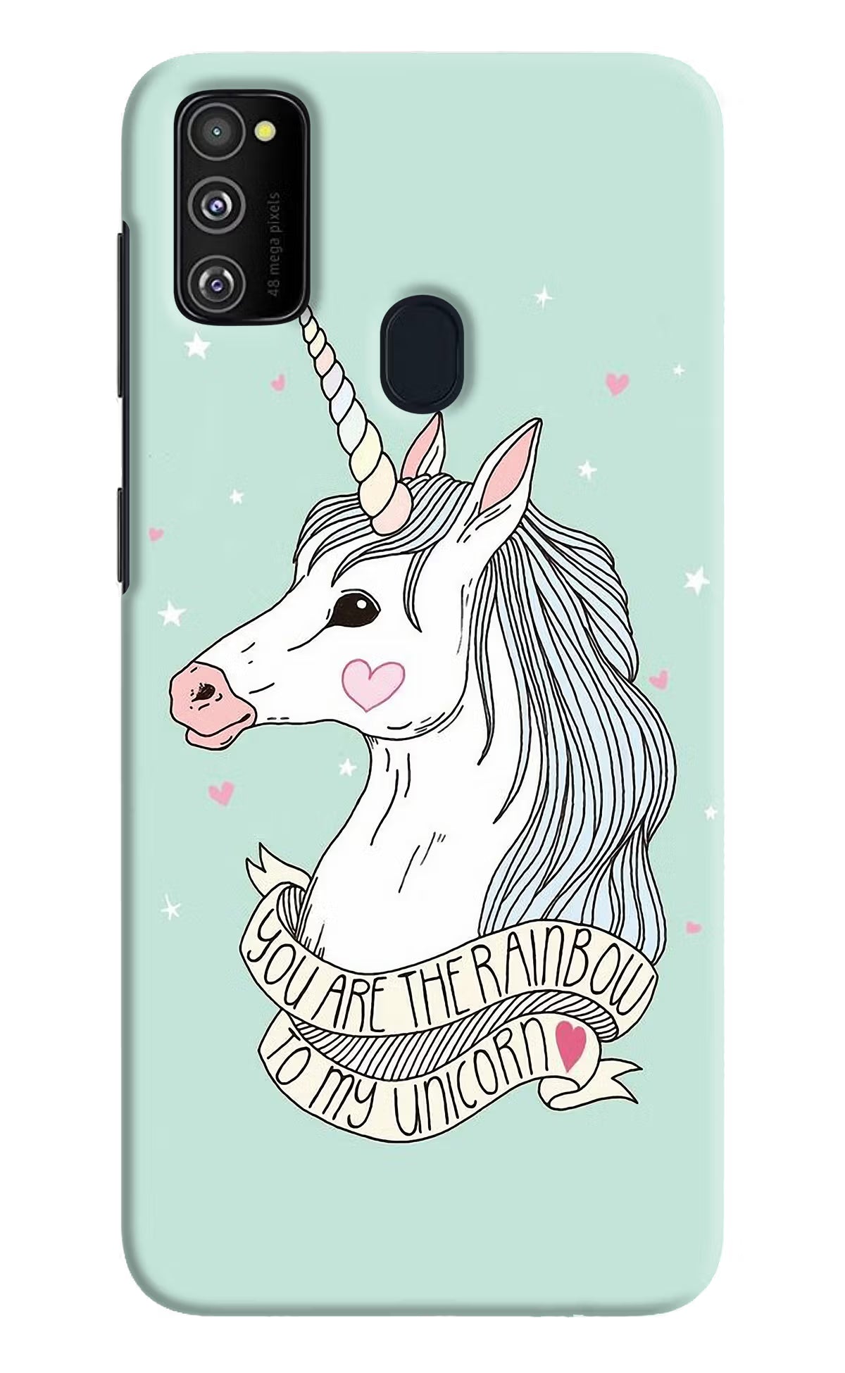 Unicorn Wallpaper Samsung M21 2020 Hard Case Back Cover by Casekaro