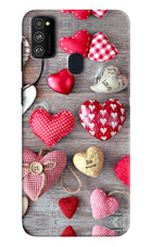 Love Wallpaper Samsung M21 2020 Hard Case Back Cover by Casekaro