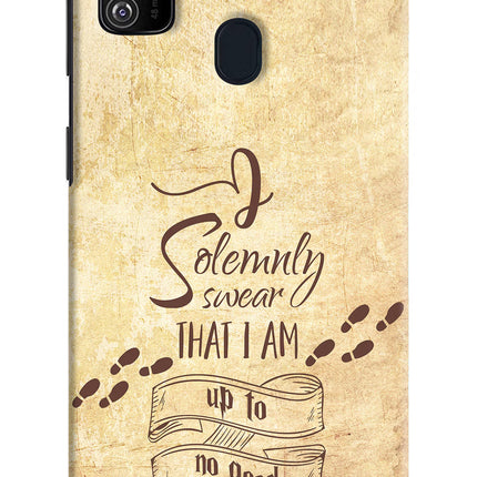 I Solemnly swear that i up to no good Samsung M21 2020 Hard Case Back Cover by Casekaro
