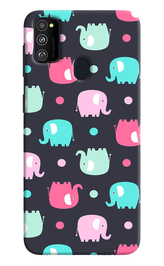 Elephants Samsung M21 2020 Hard Case Back Cover by Casekaro