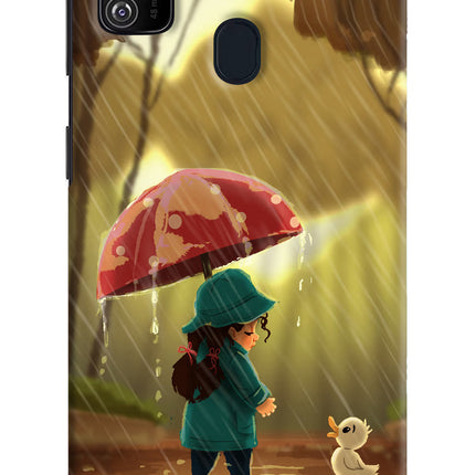 Rainy Day Samsung M21 2020 Hard Case Back Cover by Casekaro