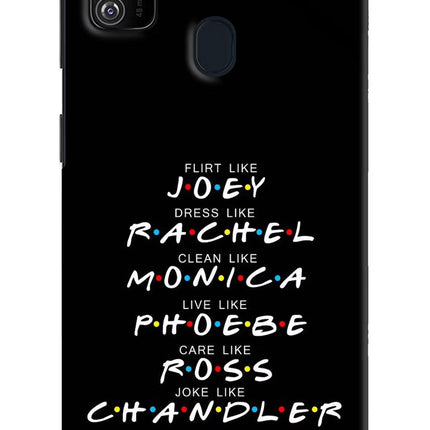 FRIENDS Character Samsung M21 2020 Hard Case Back Cover by Casekaro