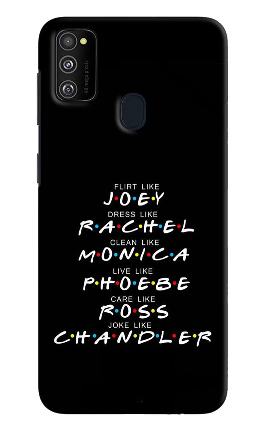 FRIENDS Character Samsung M21 2020 Hard Case Back Cover by Casekaro