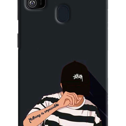 Aesthetic Boy Samsung M21 2020 Hard Case Back Cover by Casekaro