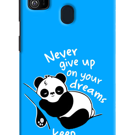 Keep Sleeping Samsung M21 2020 Hard Case Back Cover by Casekaro