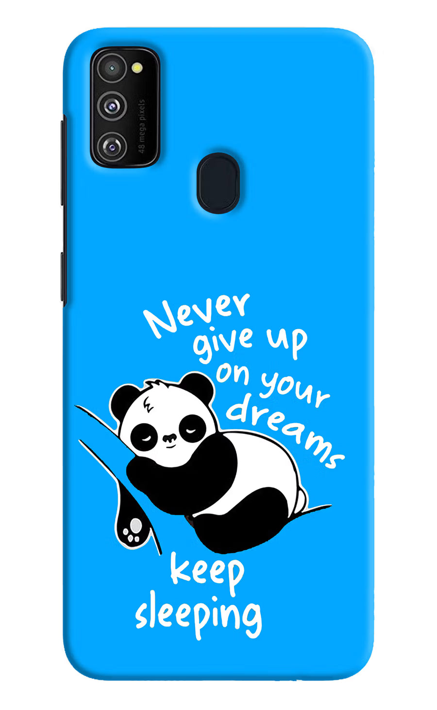 Keep Sleeping Samsung M21 2020 Back Cover, Hard case