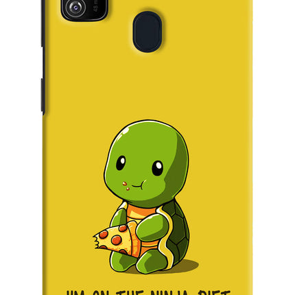 I'm on Ninja Diet Samsung M21 2020 Hard Case Back Cover by Casekaro