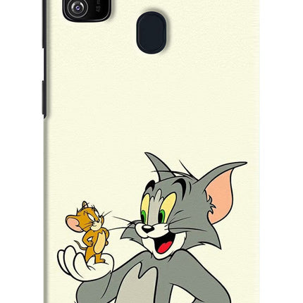 Tom & Jerry Samsung M21 2020 Hard Case Back Cover by Casekaro