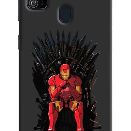 Ironman Throne Samsung M21 2020 Hard Case Back Cover by Casekaro