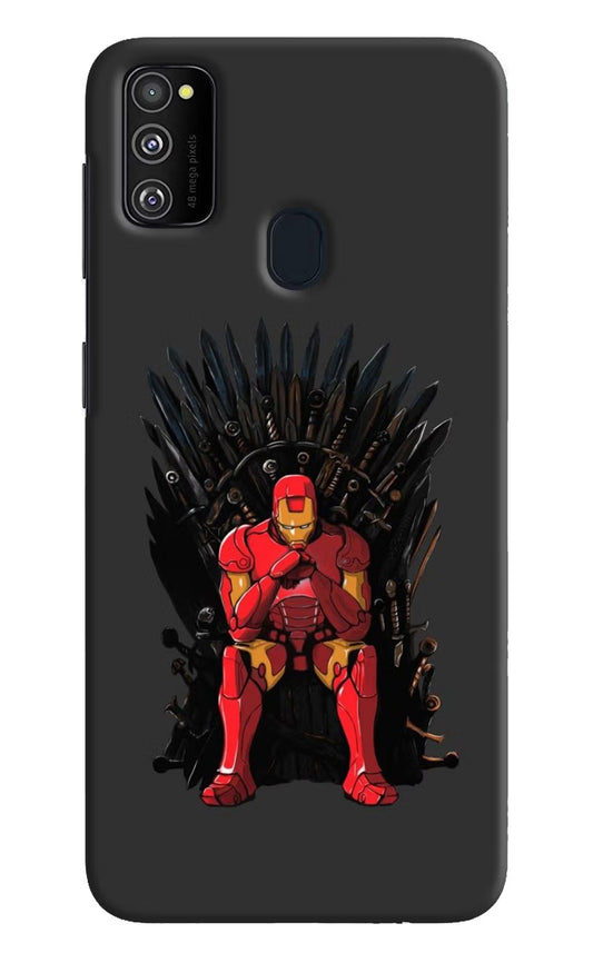 Ironman Throne Samsung M21 2020 Hard Case Back Cover by Casekaro